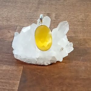 Yellow Onyx Pendant